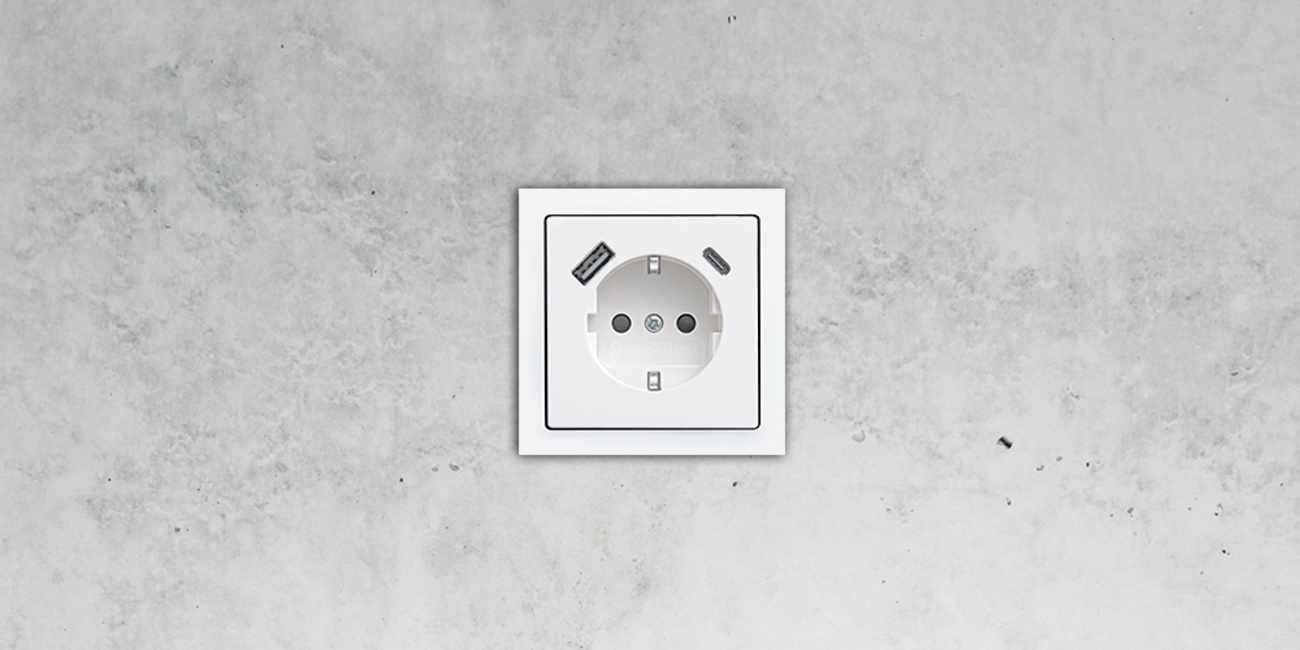 SCHUKO® USB-Steckdose bei Elektro Seidenspinner GmbH in Augsburg